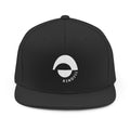 Snapback Hat — Black & Dark Heather