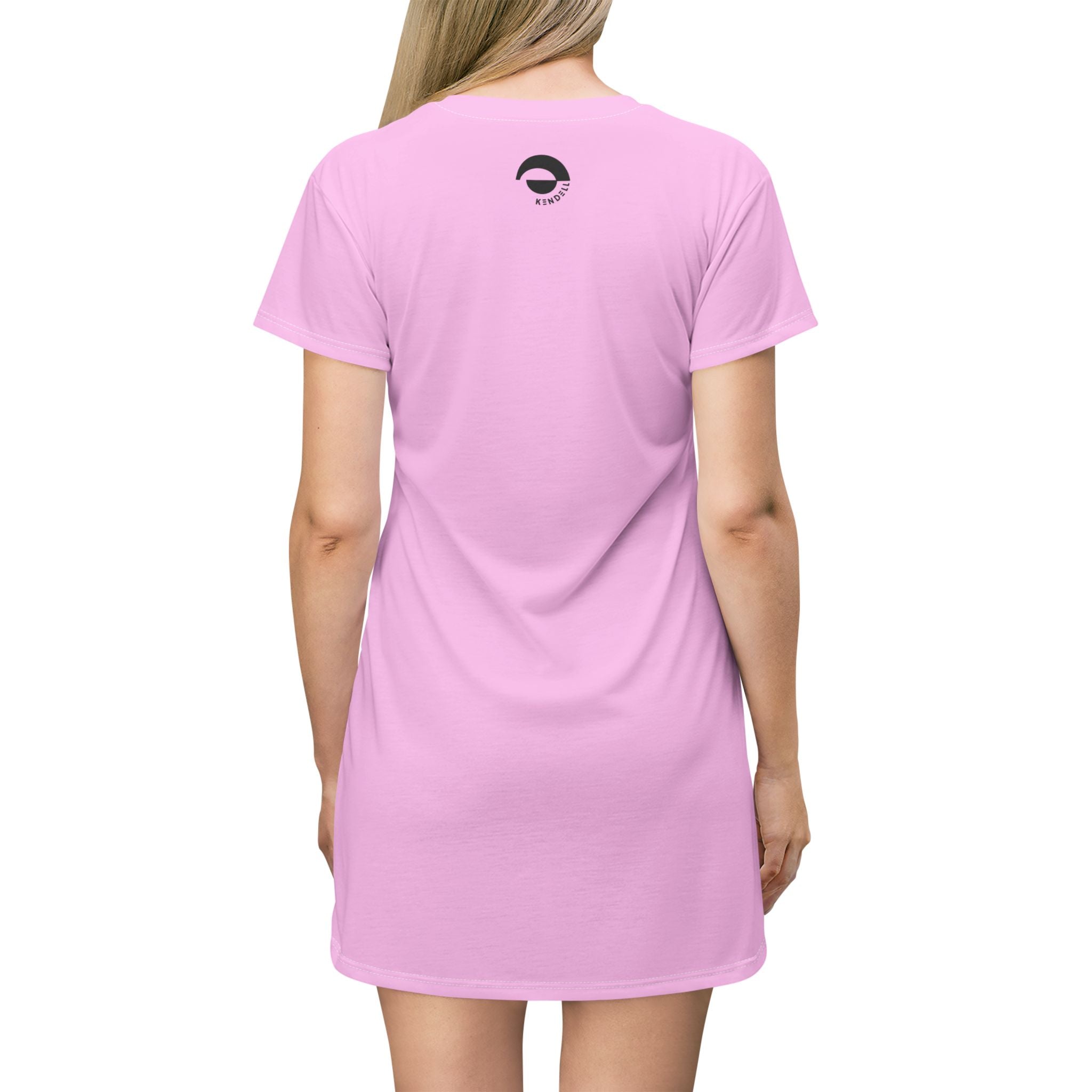T-Shirt Dress — Summer Pink