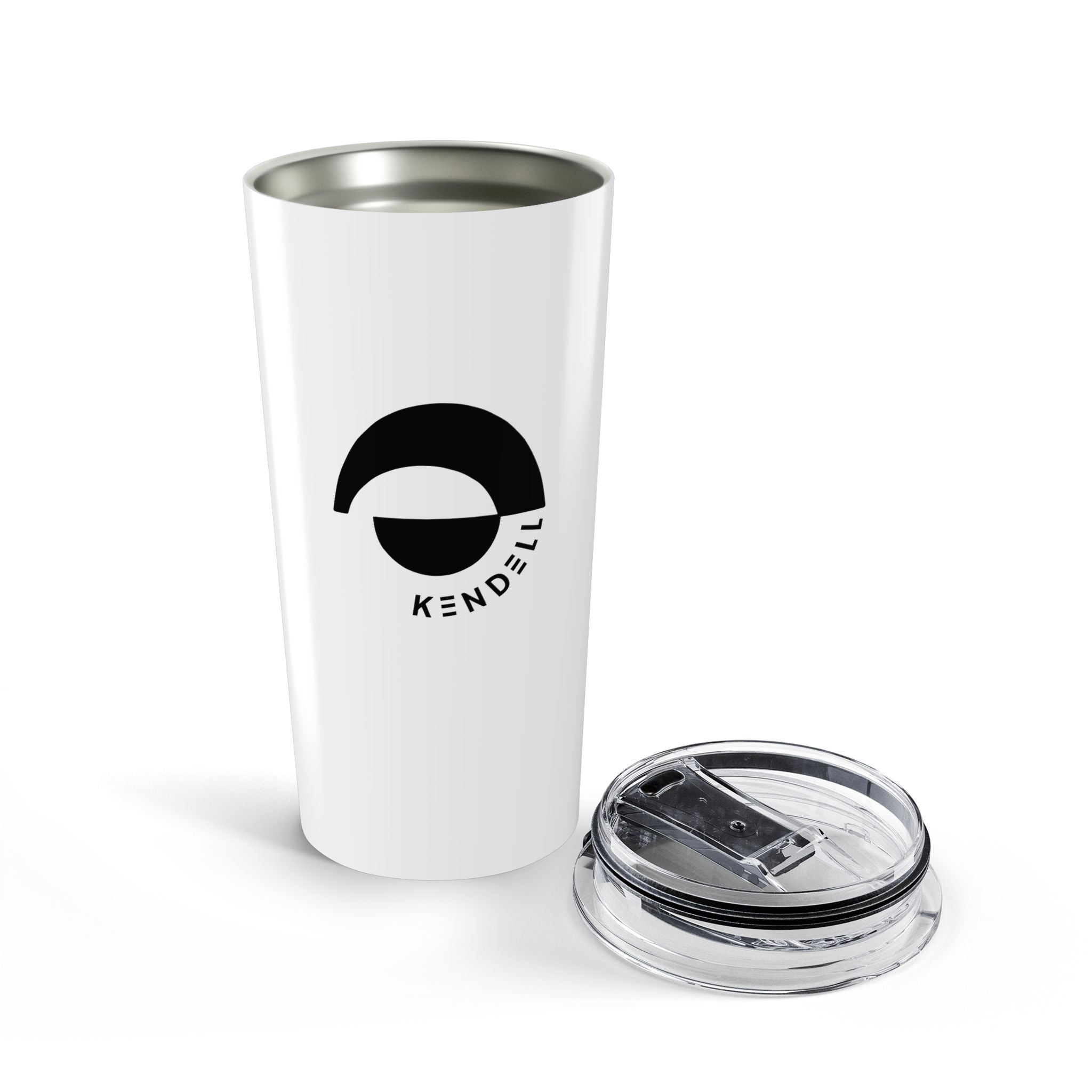 20oz Stainless Tumbler with KENDELL Logo — Insulated Travel Cup