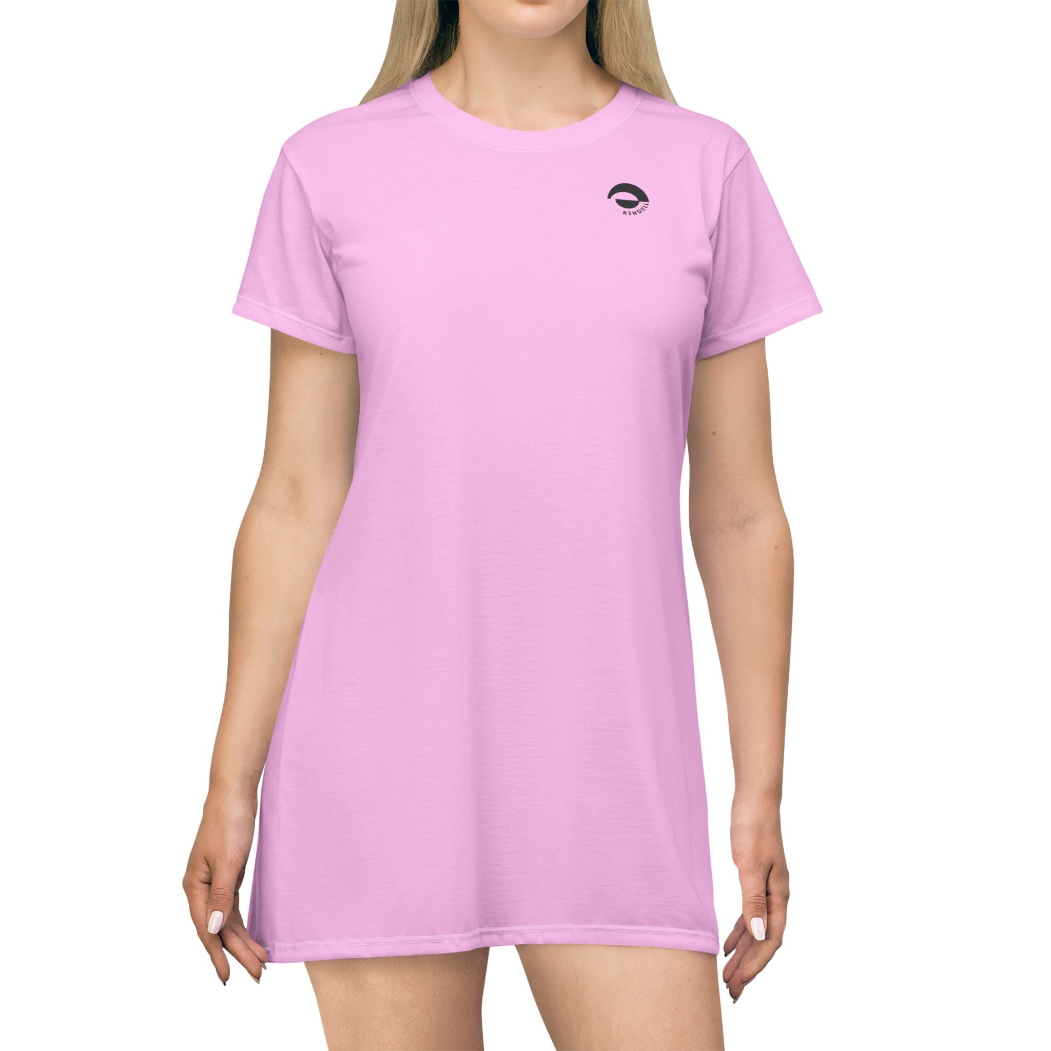 T-Shirt Dress — Summer Pink
