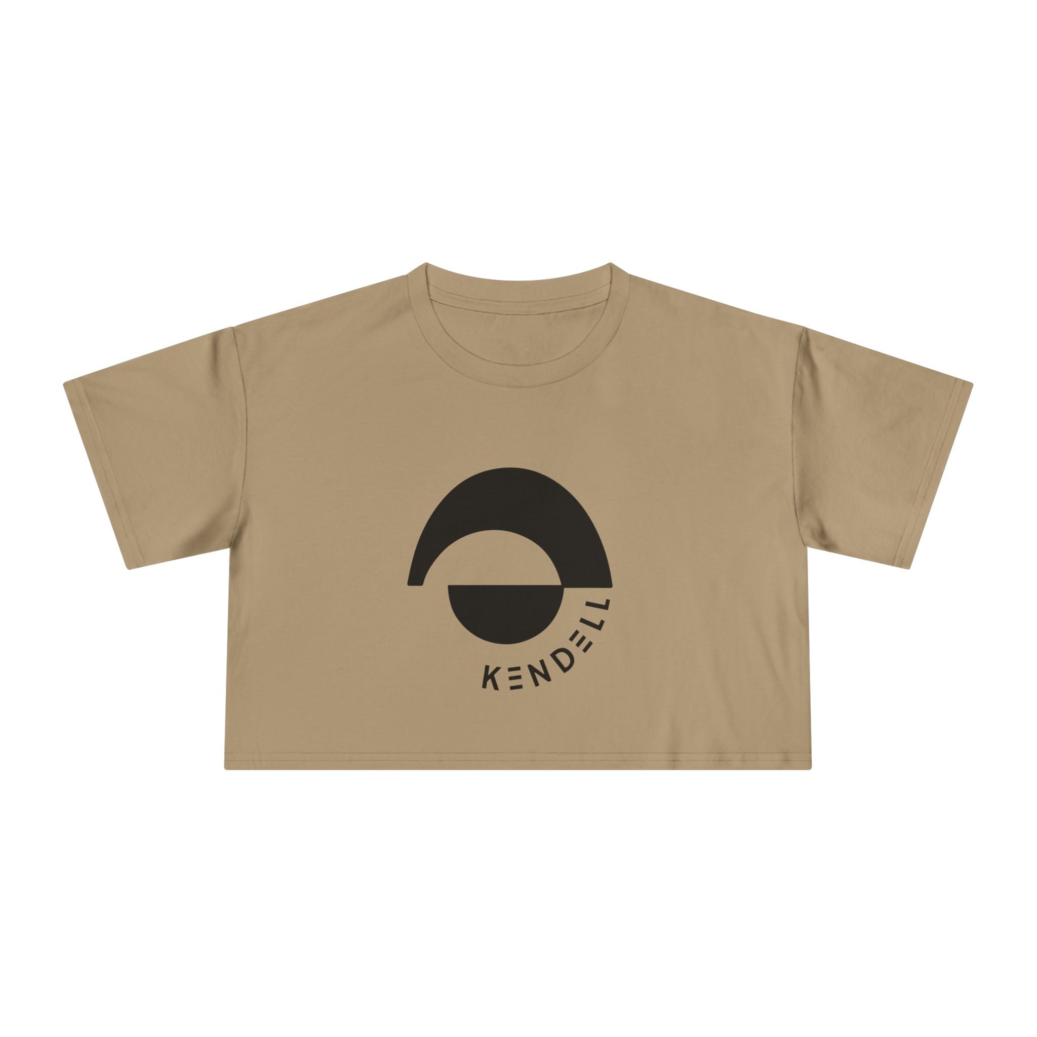 KENDELL Minimal Logo Crop Tee