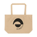 Large Eco Tote – Minimal Kendell Logo Canvas Tote Bag