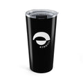 20oz Insulated Tumbler with Minimalist KENDELL Logo — Black Stainless Travel Cup