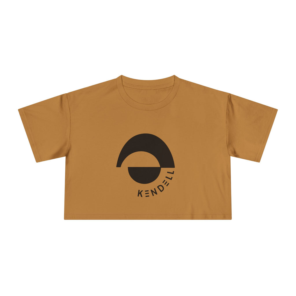 KENDELL Minimal Logo Crop Tee